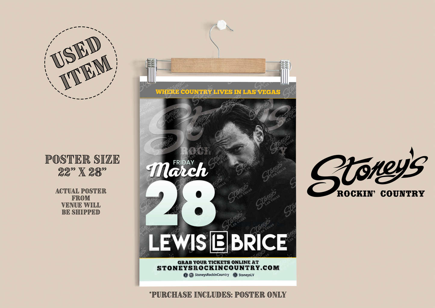2025 Lewis Brice Mar. 28th Poster