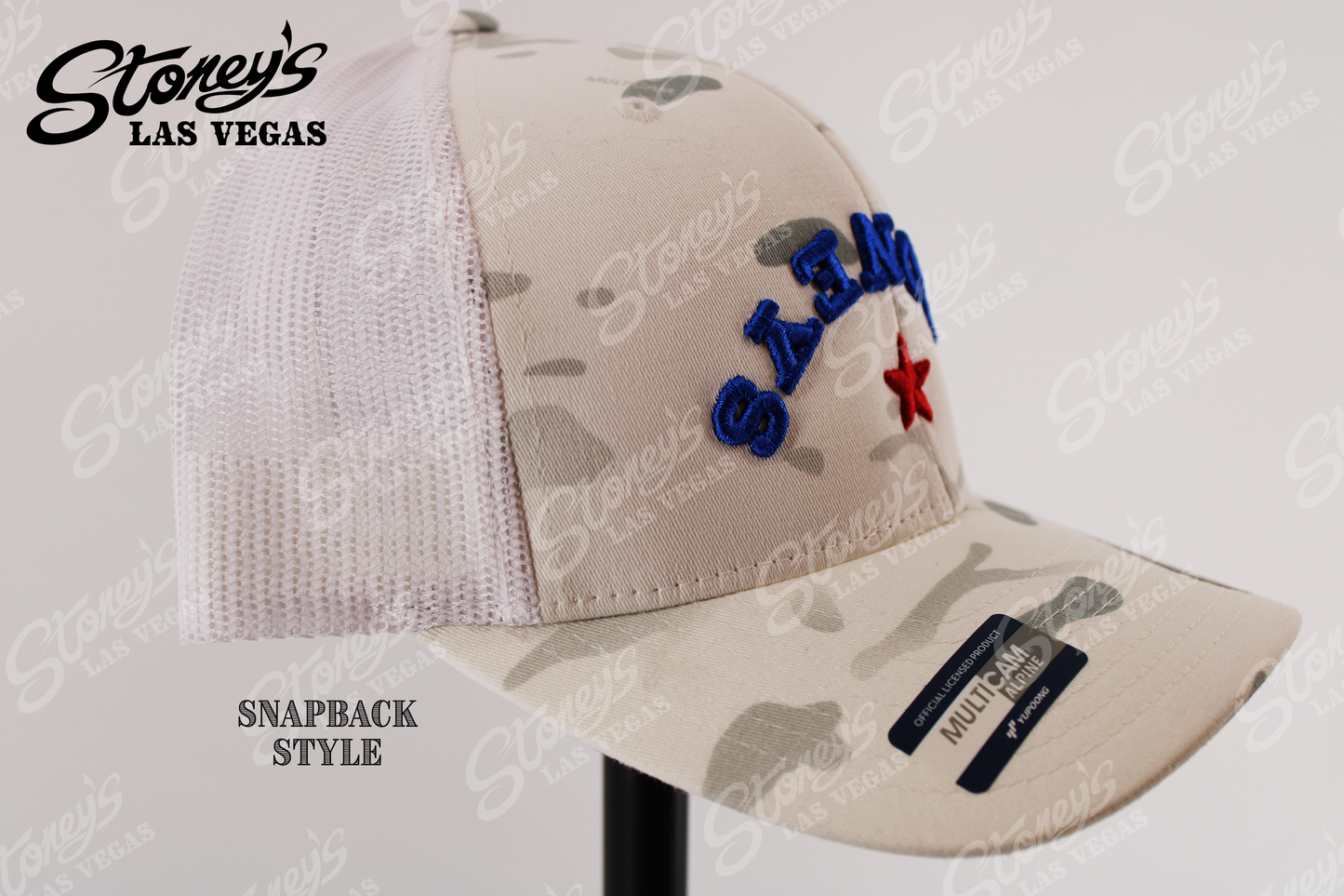 *Pre-Order* Stoney's White Camo Hat