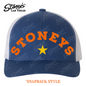 Blue/White Hat w/ Orange Logo