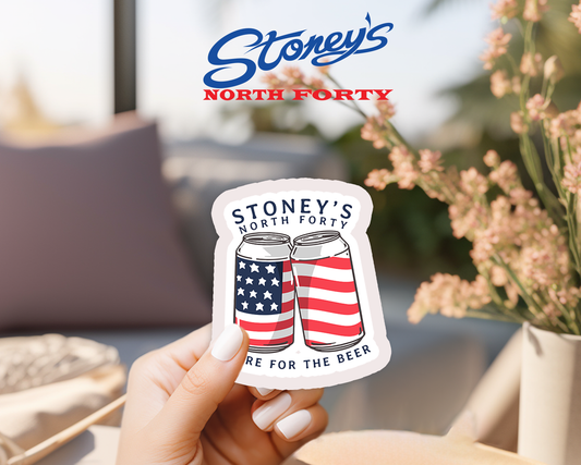 *Pre-Order* SN40 Here For The Beer Decal